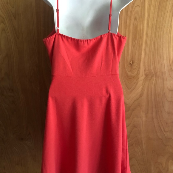 SOLD: Mine Pink Scalloped Neck Mini Short Dress - L - Picture 3 of 9